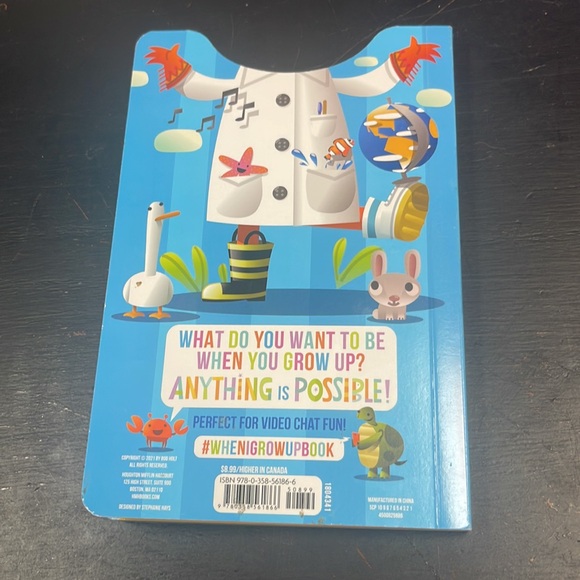 When I Grow Up cardboard children’s book - Picture 12 of 15